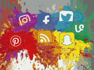 “Social Media Icons Color Splash Montage” by Blogtrepreneur is licensed under CC BY 2.0
