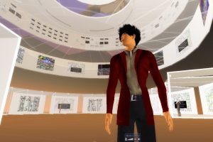 "Kyle Kondas MFA Show at the Metaverse Gallery in Second Life" by Dean Terry is licensed under CC BY-NC-ND 2.0.