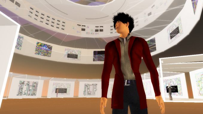 "Kyle Kondas MFA Show at the Metaverse Gallery in Second Life" by Dean Terry is licensed under CC BY-NC-ND 2.0.